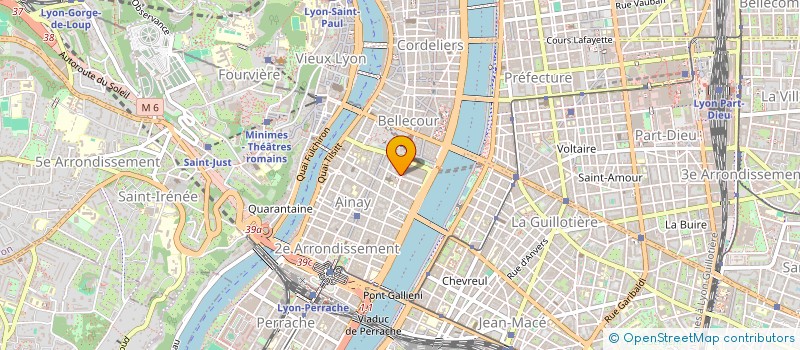 localisation de l'entreprise POTTIER-LEROY  LYON