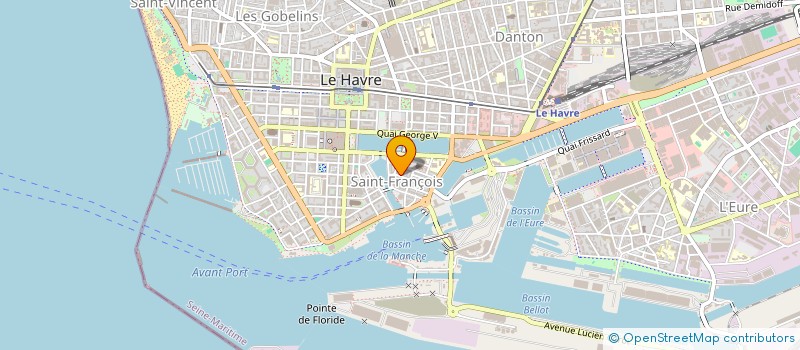 localisation de l'entreprise POTTIER LOURS à LE HAVRE