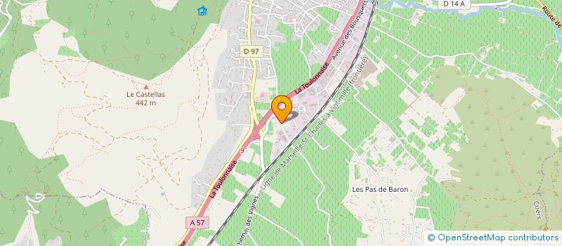 localisation de l'entreprise POUBER  CUERS