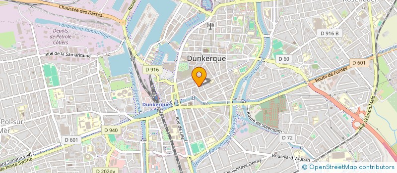 localisation de l'entreprise POUBLANC OPTIQUE à DUNKERQUE