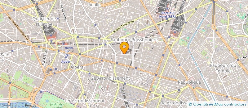 localisation de l'entreprise POUCCI à PARIS