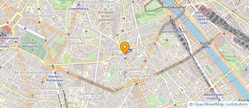 localisation de l'entreprise POUCE à PARIS