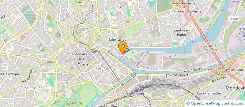 localisation de l'entreprise POUCE à CAEN
