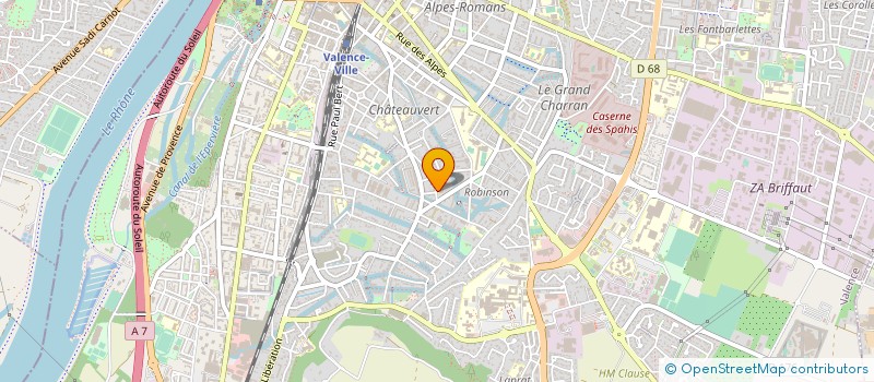 localisation de l'entreprise POUCE DE COU  VALENCE