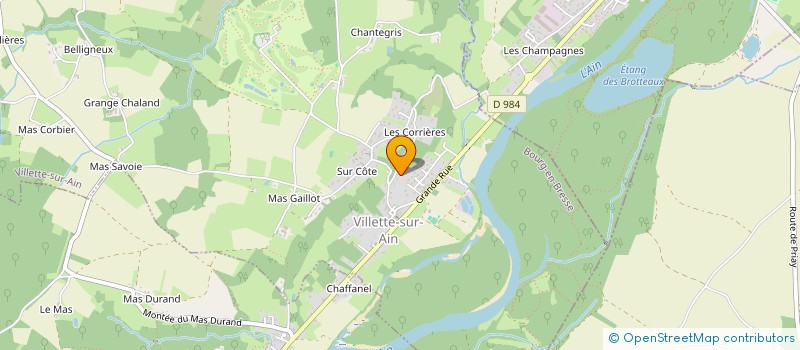 localisation de l'entreprise POUCES POUCETTES HOLDING  VILLETTE-SUR-AIN