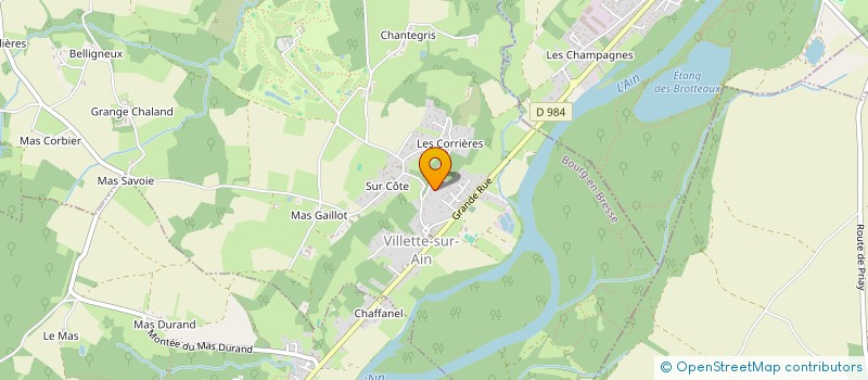localisation de l'entreprise POUCES POUCETTES LENT  VILLETTE-SUR-AIN
