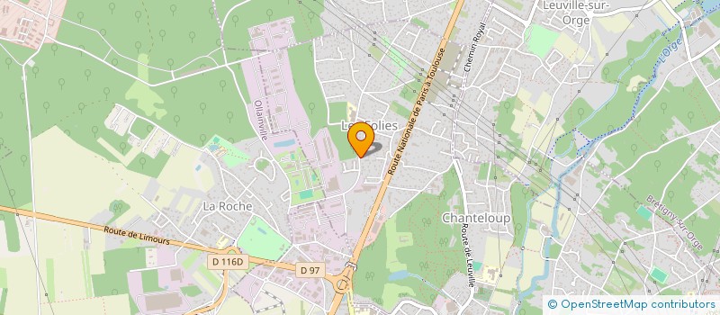 localisation de l'entreprise POUCHAIN à SAINT-GERMAIN-LES-ARPAJON