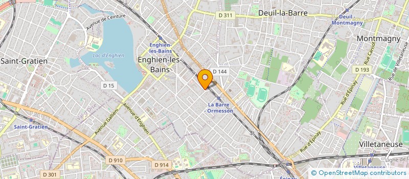 localisation de l'entreprise POUCHAIN 95880 à ENGHIEN-LES-BAINS