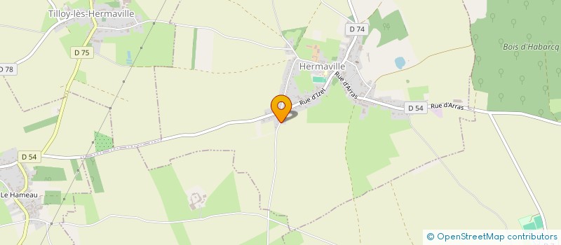 localisation de l'entreprise POUCHAIN ET COMPAGNIE  HERMAVILLE