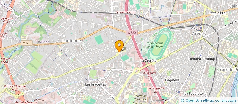 localisation de l'entreprise POUCHE HOLDING à TOULOUSE
