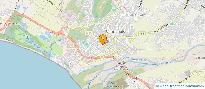 localisation de l'entreprise POUCHEL à SAINT-LOUIS