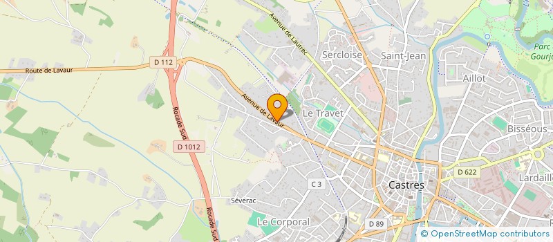 localisation de l'entreprise POUCHELON  CASTRES