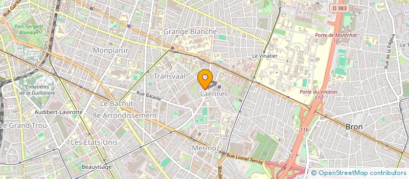 localisation de l'entreprise POUCHELON-BERKANI EI  LYON