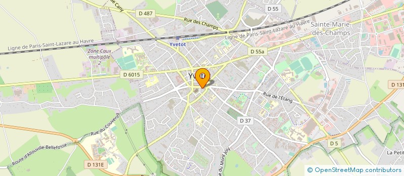 localisation de l'entreprise POUCHIN BLONDEL à YVETOT
