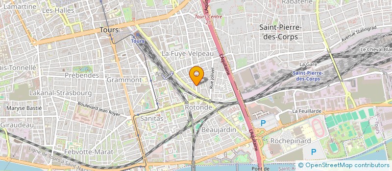 localisation de l'entreprise POUCHKINE  TOURS