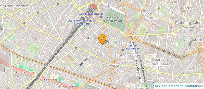 localisation de l'entreprise POUDRE D'EVEIL  PARIS