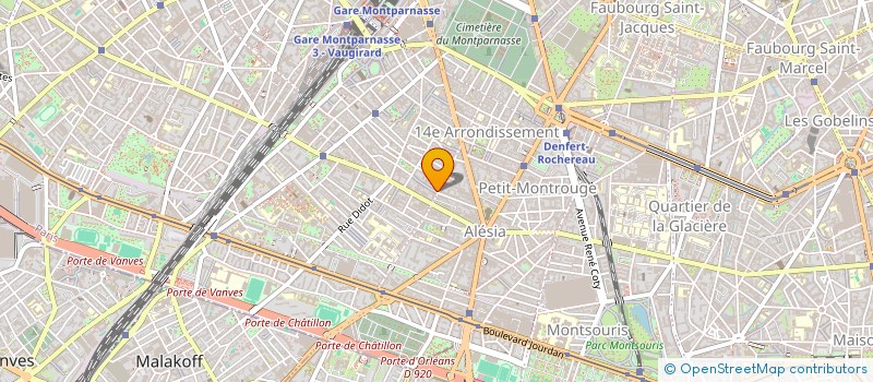 localisation de l'entreprise POUDRE D' IRIS  PARIS