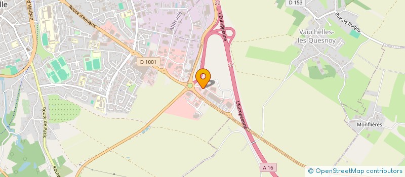 localisation de l'entreprise POUDRE D'OR  VAUCHELLES-LES-QUESNOY