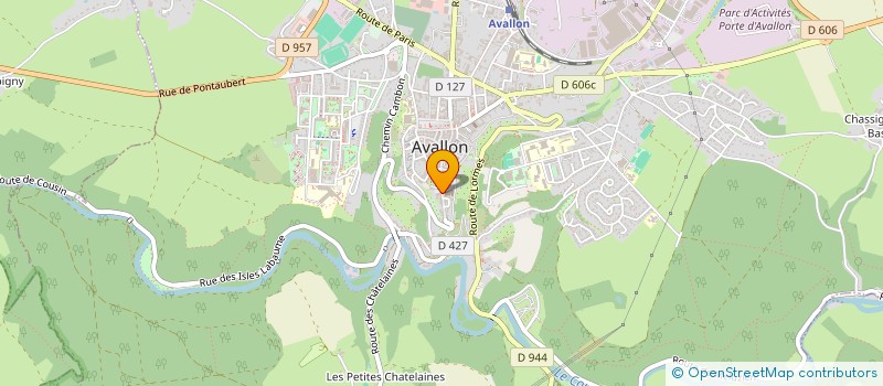 localisation de l'entreprise POUDRE ORGANIC à AVALLON