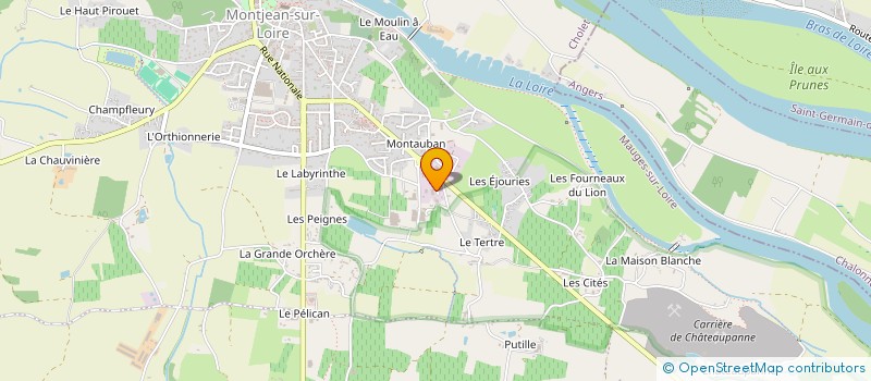 localisation de l'entreprise POUESSEL JUTHABO  MAUGES-SUR-LOIRE