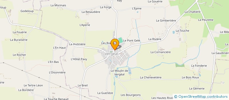 localisation de l'entreprise POUESSEL MECT  VERGEAL