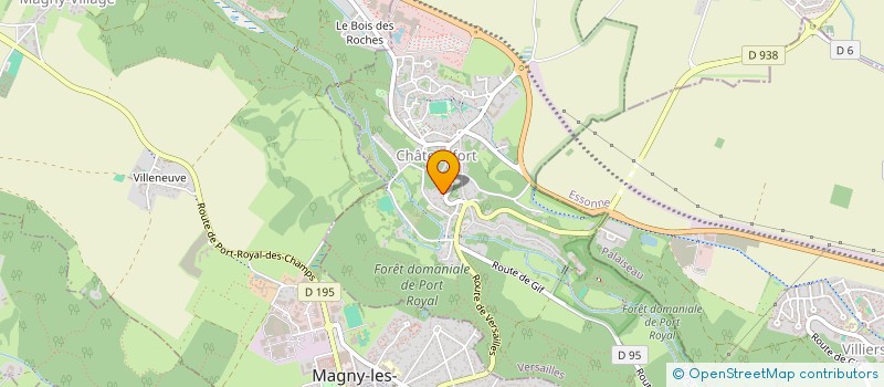 localisation de l'entreprise POUEY CAUT  CHATEAUFORT