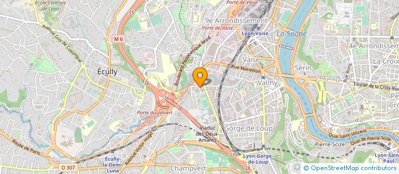 localisation de l'entreprise POUFFIER MOTOCULTURE à LYON