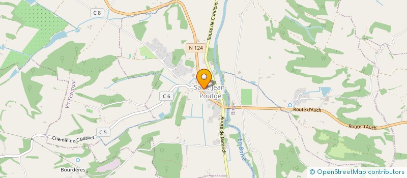 localisation de l'entreprise POUGET 85  MOUREDE