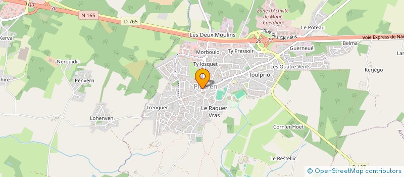 localisation de l'entreprise POUGHY ON THE SEA  PLOEREN