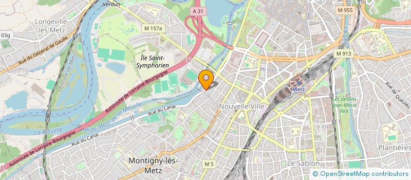 localisation de l'entreprise POUGIN 2025  METZ