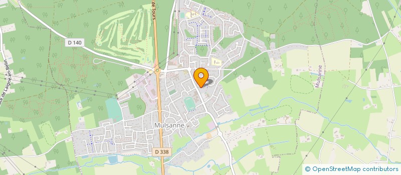 localisation de l'entreprise POUIC COCHON  MULSANNE