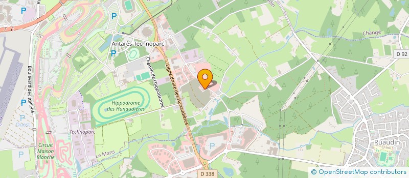 localisation de l'entreprise POUIC-POUIC  RUAUDIN