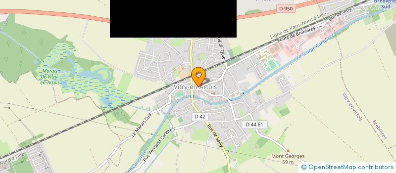 localisation de l'entreprise POUILLE DUMARQUEZ  VITRY-EN-ARTOIS