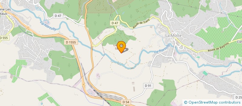 localisation de l'entreprise POUILLETTE à LA MOTTE