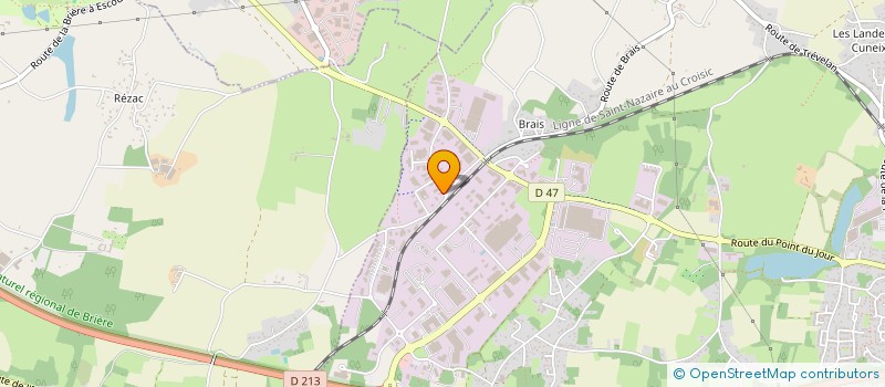 localisation de l'entreprise POUILLOT  SAINT-NAZAIRE