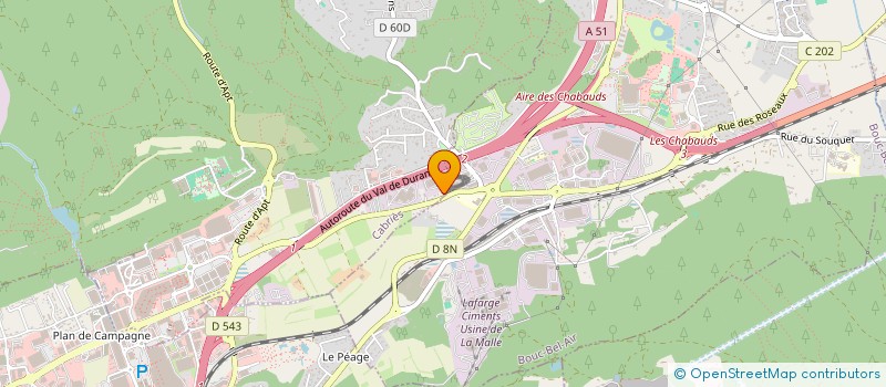 localisation de l'entreprise POUJOL BATIMENT à BOUC-BEL-AIR