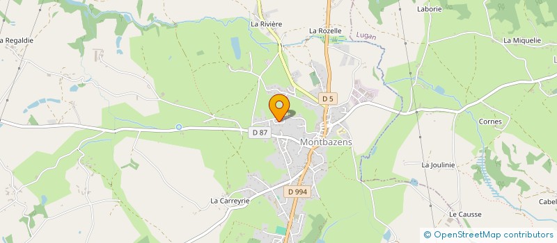 localisation de l'entreprise POUJOL FRANCIS ET POUJOL LINE  ROUSSENNAC