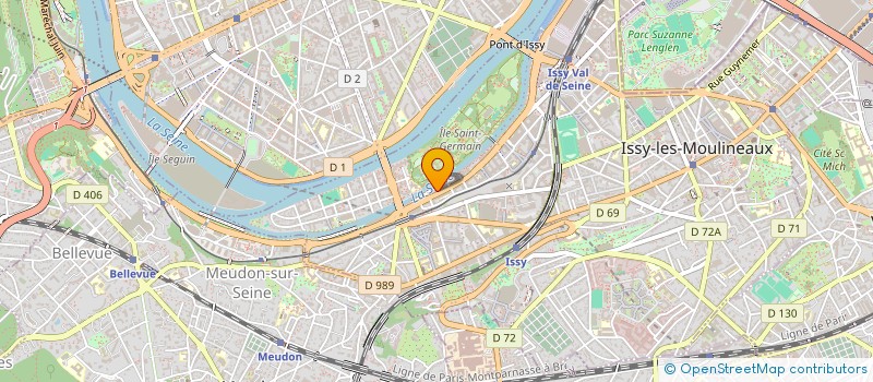 localisation de l'entreprise POUJOL INVEST à ISSY-LES-MOULINEAUX