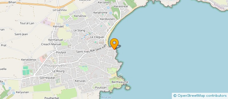 localisation de l'entreprise POUL KOZH  PLOUGONVELIN