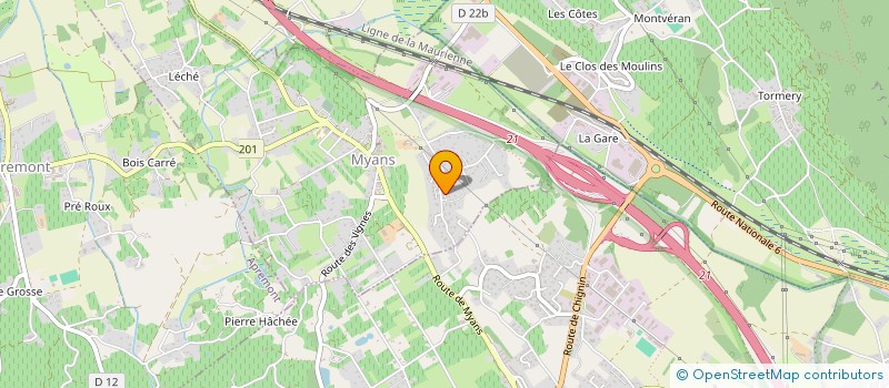 localisation de l'entreprise POULAILLER SONG  MONTMELIAN