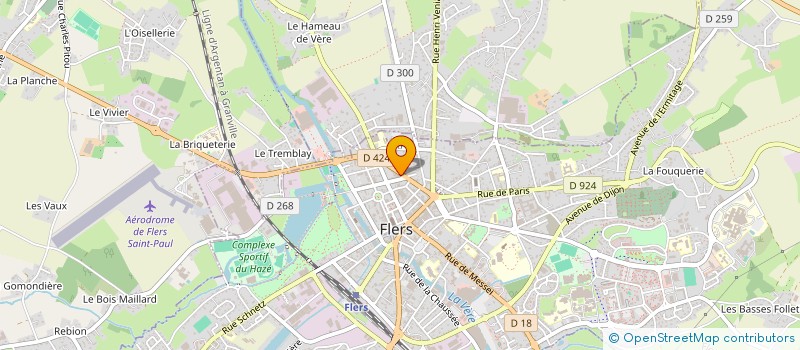 localisation de l'entreprise POULAIN à ATHIS-VAL DE ROUVRE