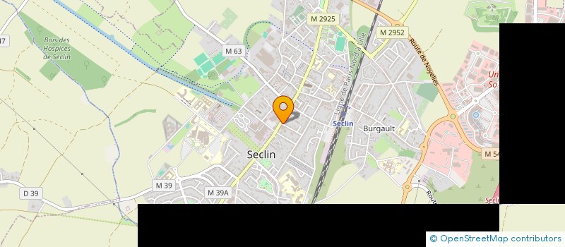 localisation de l'entreprise POULAIN BOURGEOIS à SECLIN
