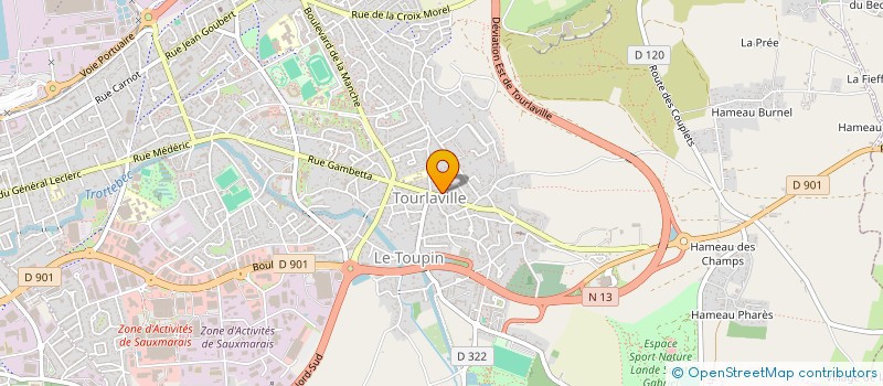 localisation de l'entreprise POULAIN DU COTENTIN à CHERBOURG-EN-COTENTIN