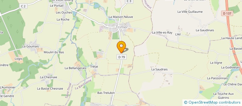 localisation de l'entreprise POULAIN FRERES BATIMENT à TRIMER