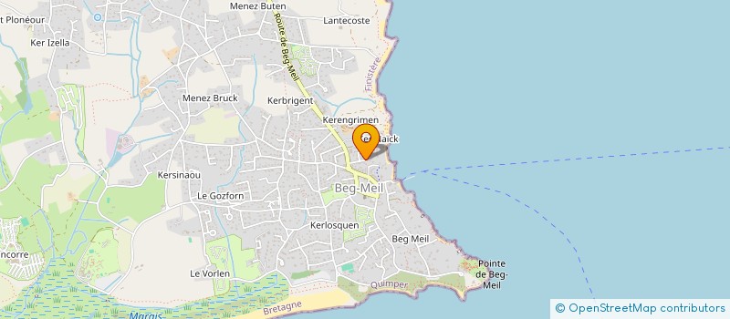 localisation de l'entreprise POULAIN HENRI à FOUESNANT