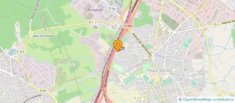 localisation de l'entreprise POULAIN MENUISERIE SECURITE à PERPIGNAN