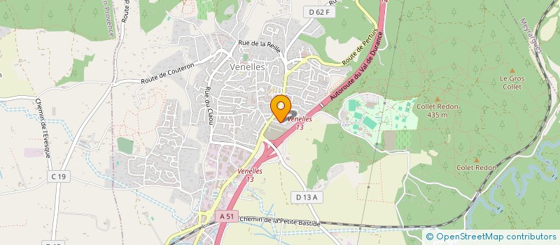 localisation de l'entreprise POULAIN ORSINI  VENELLES