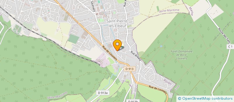 localisation de l'entreprise POULARD  SAINT-PIERRE-LES-ELBEUF
