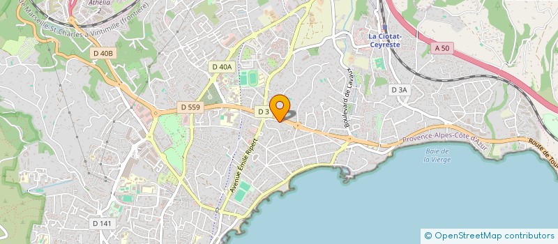 localisation de l'entreprise POULARD & COMPAGNIE  LA CIOTAT