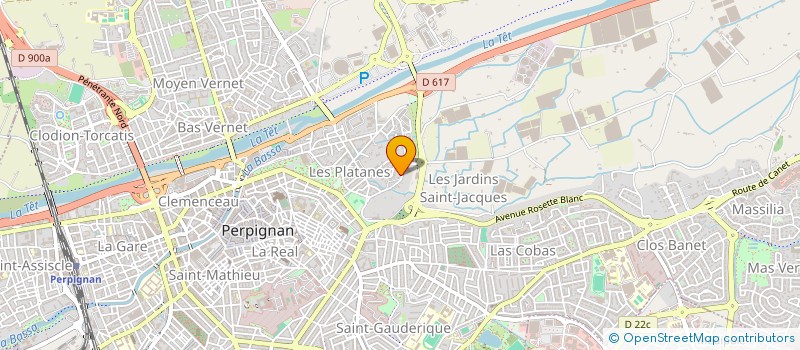 localisation de l'entreprise POULARD JEAN-REMY  PERPIGNAN